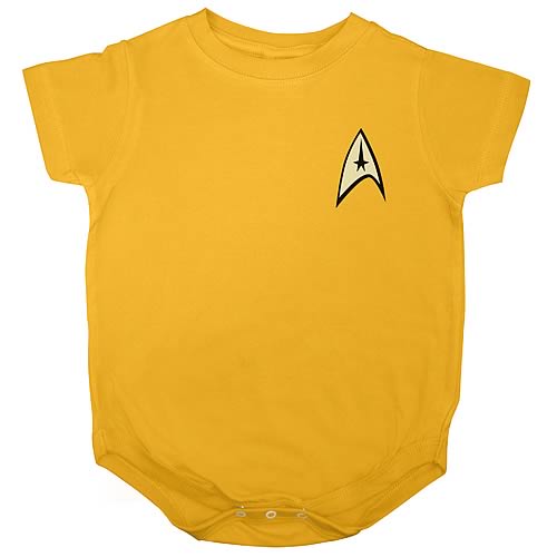 Star Trek Command Uniform Onesie